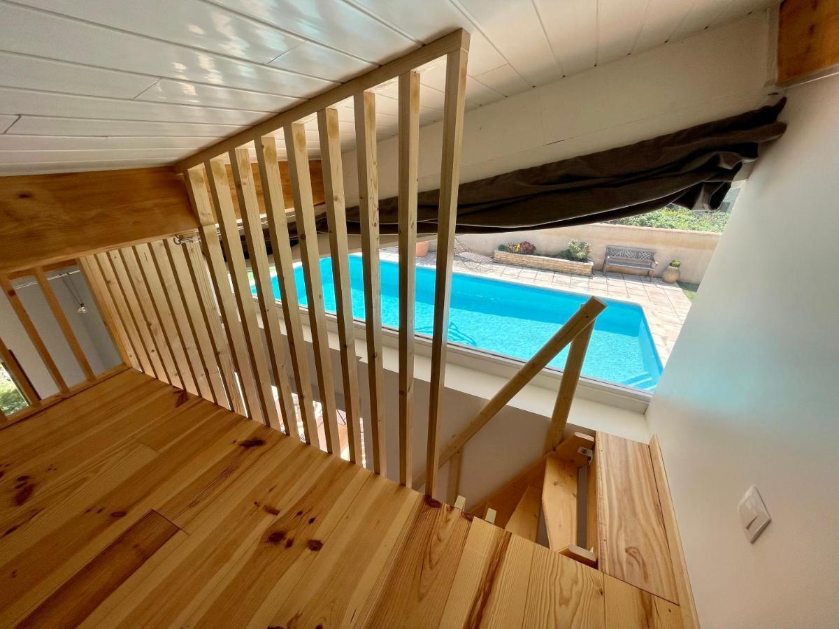 Annexe Des Pins - Studio Gite Avec Piscine & Climatisation Villeneuve-lès-Béziers Екстериор снимка