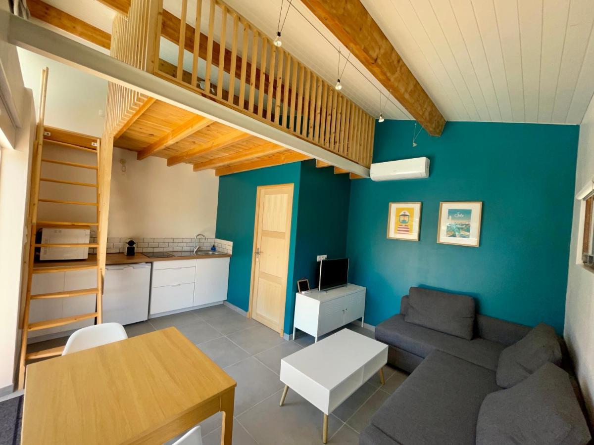 Annexe Des Pins - Studio Gite Avec Piscine & Climatisation Villeneuve-lès-Béziers Екстериор снимка