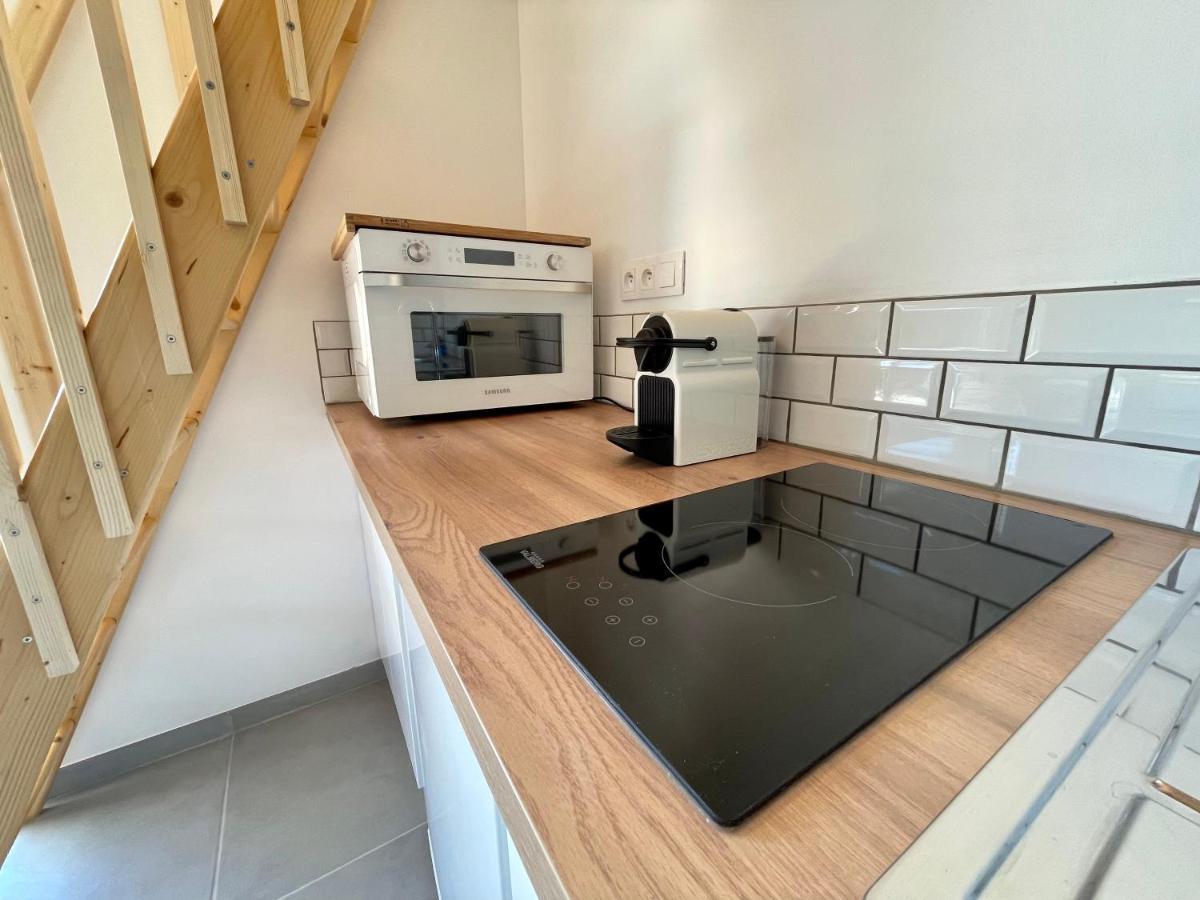 Annexe Des Pins - Studio Gite Avec Piscine & Climatisation Villeneuve-lès-Béziers Екстериор снимка