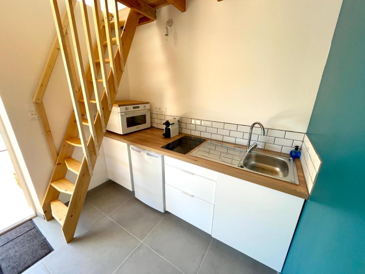 Annexe Des Pins - Studio Gite Avec Piscine & Climatisation Villeneuve-lès-Béziers Екстериор снимка